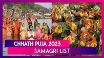 Chhath Puja 2023 Samagri List: Important Items Required For Puja Ceremony To Worship The Sun God