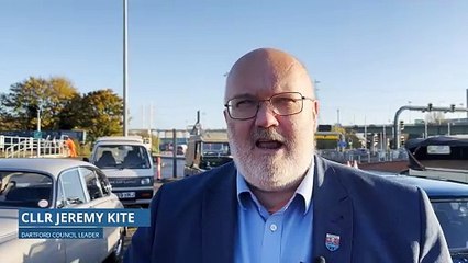 Dartford council leader Cllr Jeremy Kite on the anniversary of the Dartford Crossing