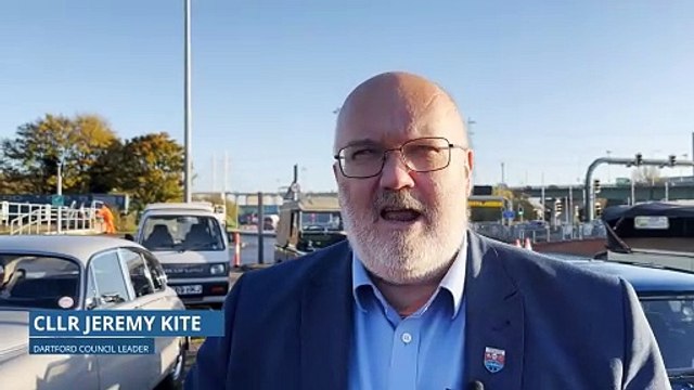 Dartford council leader Cllr Jeremy Kite on the anniversary of the Dartford Crossing