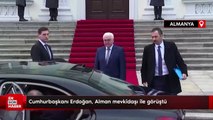 Cumhurbaşkanı Erdoğan, Alman mevkidaşı ile görüştü