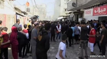 A Rafah le macerie dopo un bombardamento israeliano