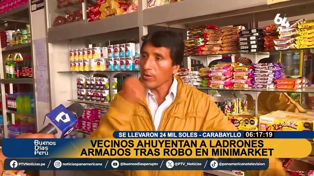 Carabayllo: ahuyentan con piedras a delincuentes que robaron dentro de minimarket