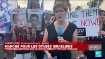 Une marche des familles d'otages en route pour Jérusalem