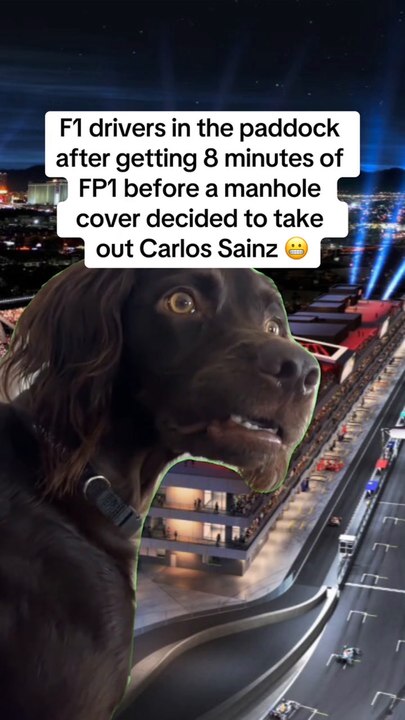 F1 drivers in the paddock after 8 minutes of FP1