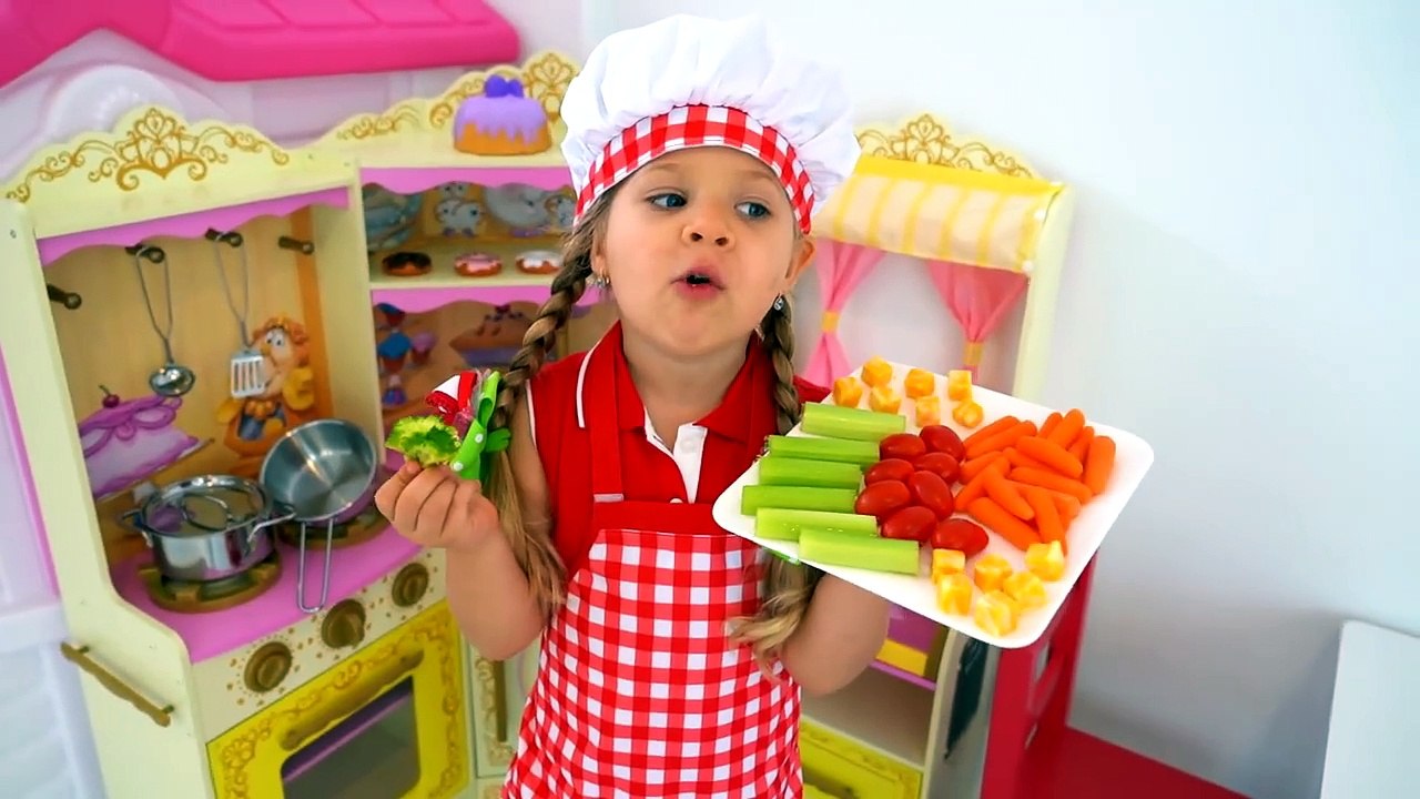 Diana Pretend Cooking With Cute Kitchen toys - video Dailymotion
