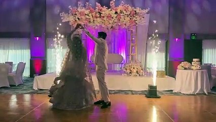 Cold Sparklers for Bride & Groom