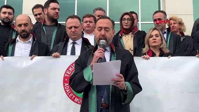 Tekirdağ Barosu İsrail'in Gazze'ye yönelik saldırılarına suç duyurusunda bulundu