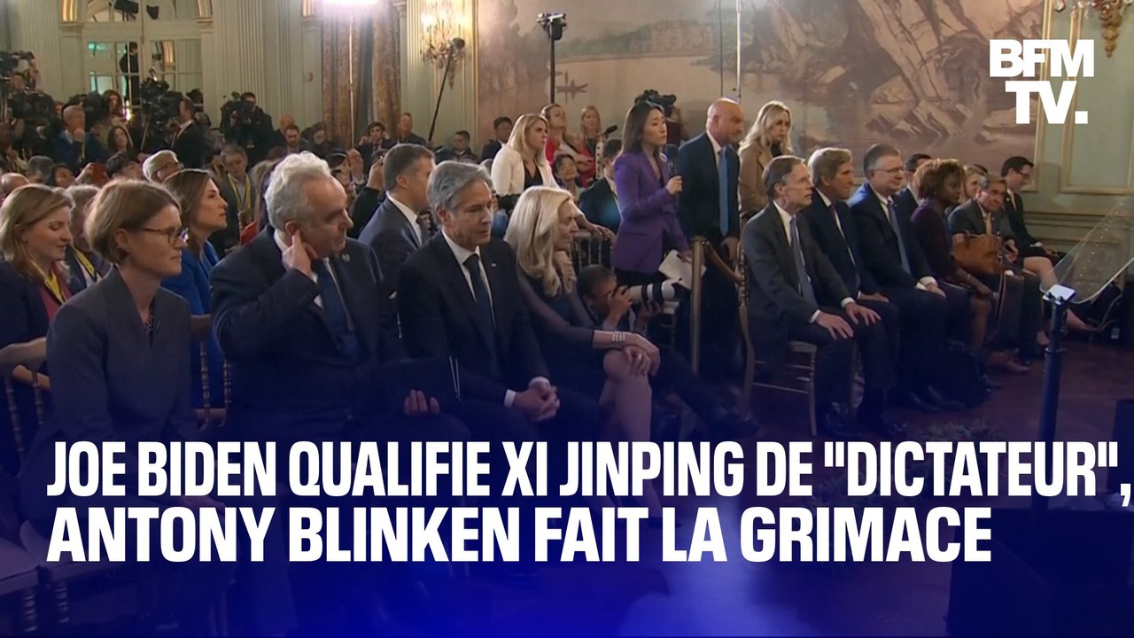 États-Unis: Joe Biden qualifie Xi Jinping de "dictateur", Antony Blinken fait la grimace