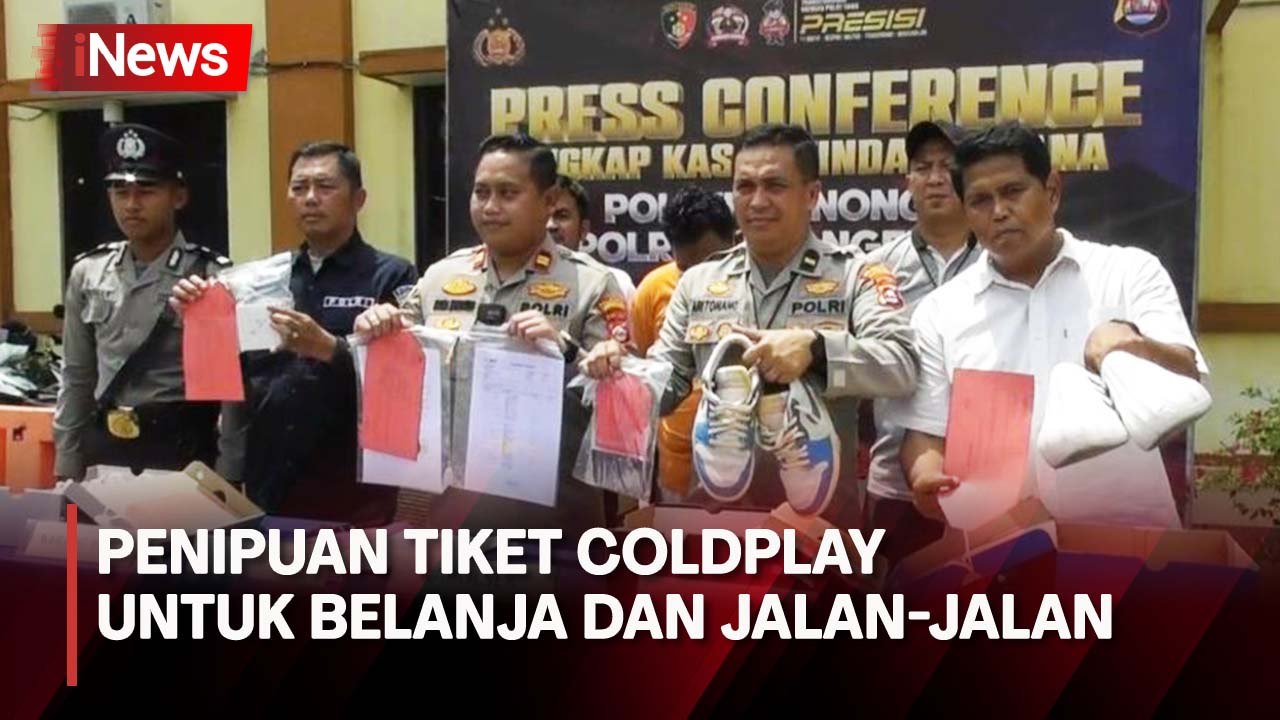 Pemuda 23 Tahun Lakukan Penipuan Tiket Konser Coldplay hingga Ratusan Juta, Polisi: Untuk Belanja dan Jalan-Jalan