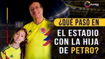 Petro llama cobardes a quienes obligaron a su hija a salir del estadio de Barranquilla
