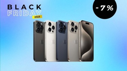 Nouvelle offre exclusive : l'iPhone 15 Pro fait une belle remise pour le Black Friday !