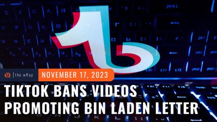 TikTok to prohibit videos promoting Bin Laden’s ‘Letter to America’