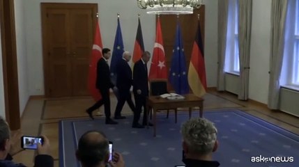 Erdogan a Berlino ricevuto da Steinmeier