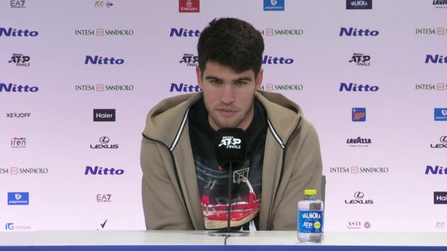 ATP Finals 2023 - Carlos Alcaraz in the semi-finals against Novak Djokovic : If I win, so much the better. If I lose, too bad...