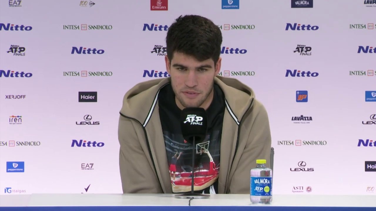 ATP Finals 2023 - Carlos Alcaraz in the semi-finals against Novak Djokovic : "If I win, so much the better. If I lose, too bad..."