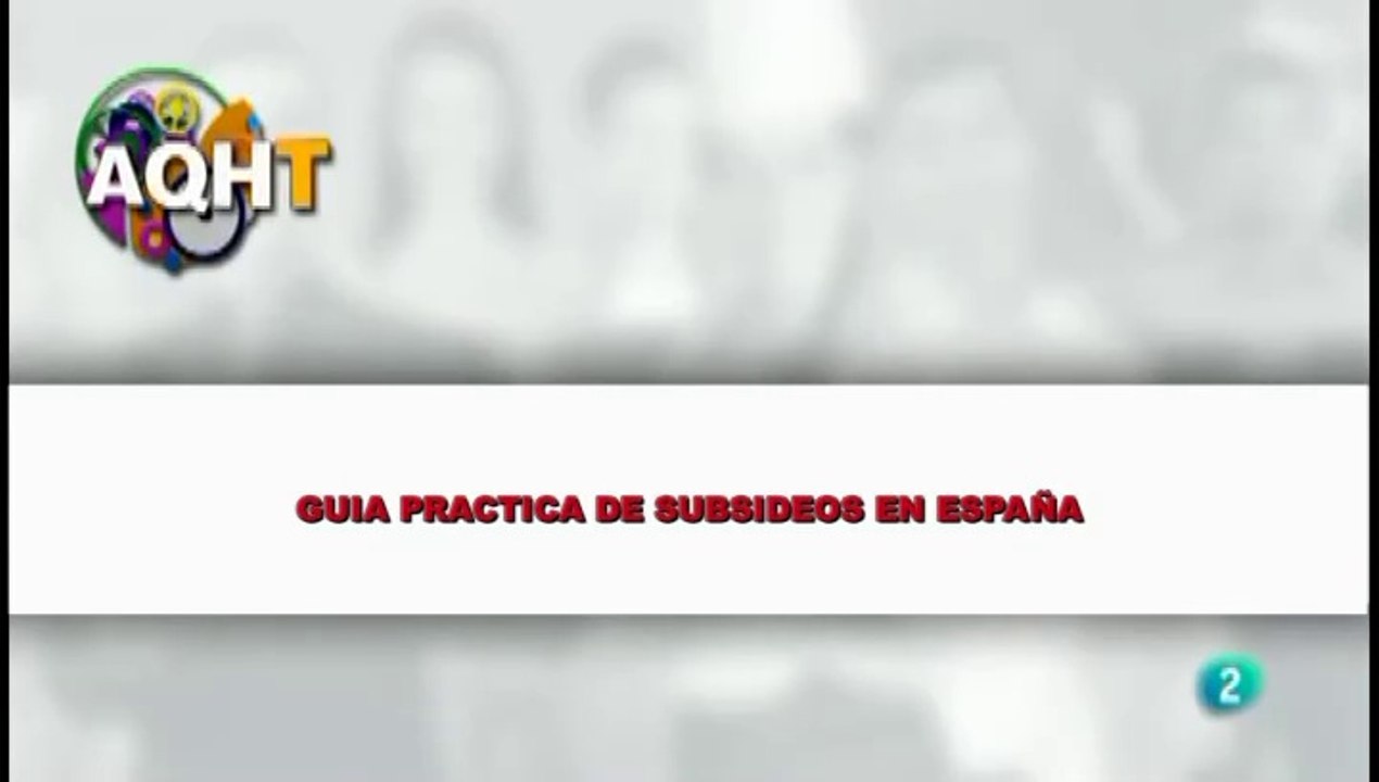 GUIA PRACTICA DE SUBSIDEOS EN ESPAÑA