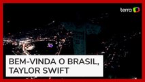 Taylor Swift ganha projeção no Cristo Redentor