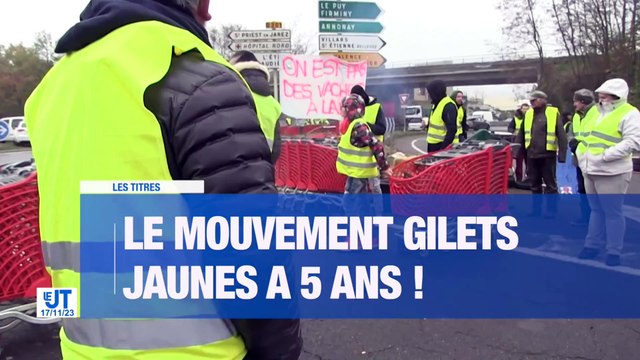 les pompiers de la Loire se distinguent dans le Nord / Les gilets jaunes fêtent leurs 5 ans / Le château de Fontanès a été vendu / Et puis Marc Lévy était à Saint-Étienne.