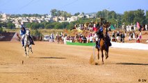 Playing Pakistan's equestrian tent pegging sport