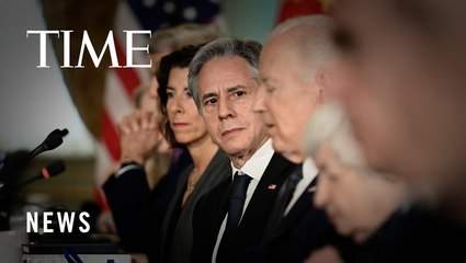 Watch Blinken’s Grimacing Reaction to Biden Calling President Xi a ‘Dictator’