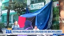 Estalla huelga en 20 planteles del Colegio de Bachilleres en CDMX
