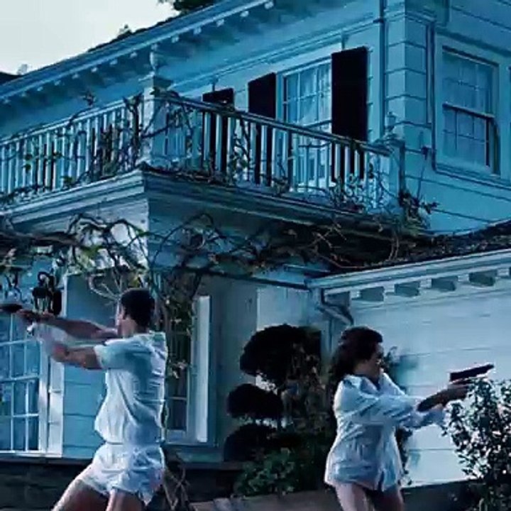 Angelina Jolie, Brad Pitt Action Scene from the movie Mr. & Mrs. Smith (2005 film)