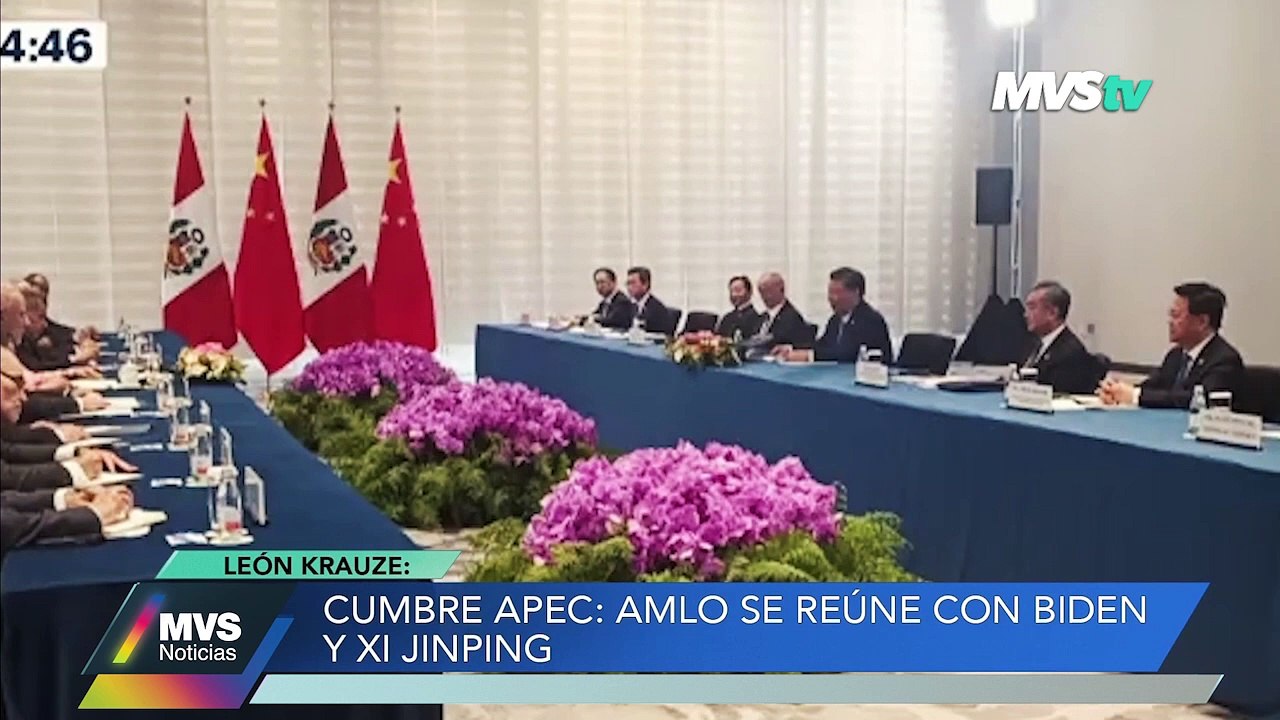 CUMBRE APEC: AMLO SE REÚNE CON BIDEN Y XI JINPING