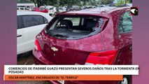 Comercios de Itaembé Guazú con severos daños tras la tormenta que azotó a Posadas