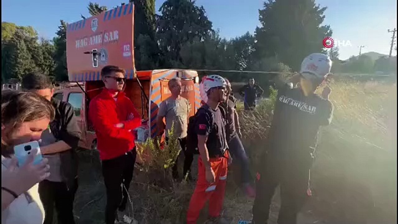 Un berger allemand sauvé d'un puits d'eau à Muğla