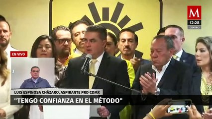 Tengo confianza en el método del Frente: Luis Espinosa Cházaro