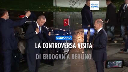 Berlino, il presidente turco Erdogan a Israele: "uccidere bambini è contrario alla Torah"