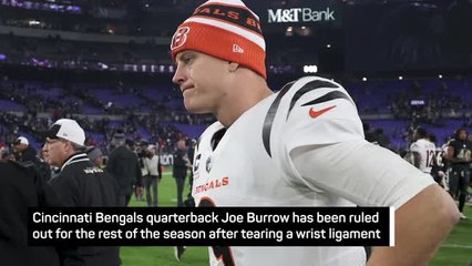 Breaking News - Burrow out for season