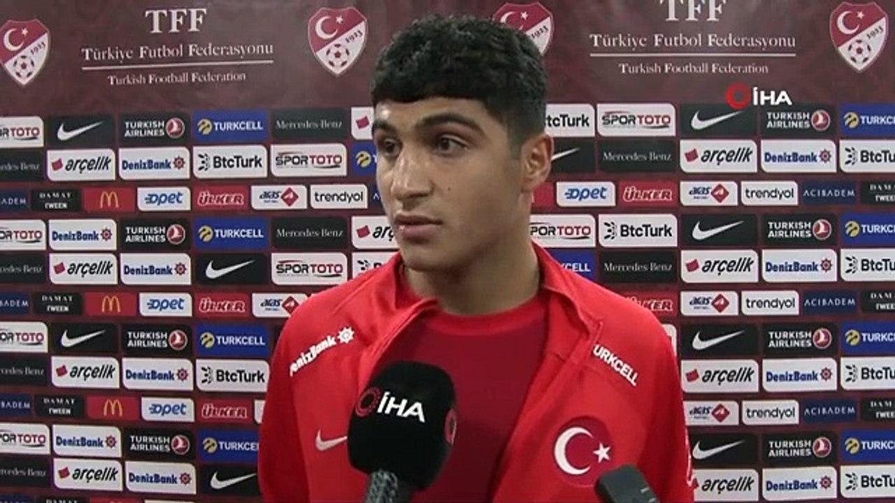 Ümit Milli Futbol Takımı'nın 17 yaşındaki oyuncusu Yunus Emre Konak: Sonu inşallah A Milli Takım olur