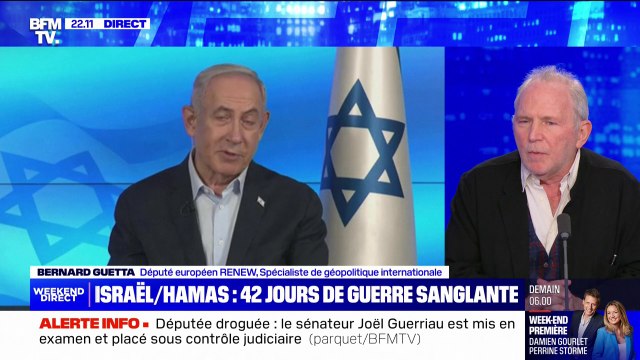 Guerre Israël/Hamas: Benjamin Netanyahu ne devrait plus être Premier ministre depuis très longtemps , pour Bernard Guetta (député européen “Renew” et spécialiste de géopolitique internationale)