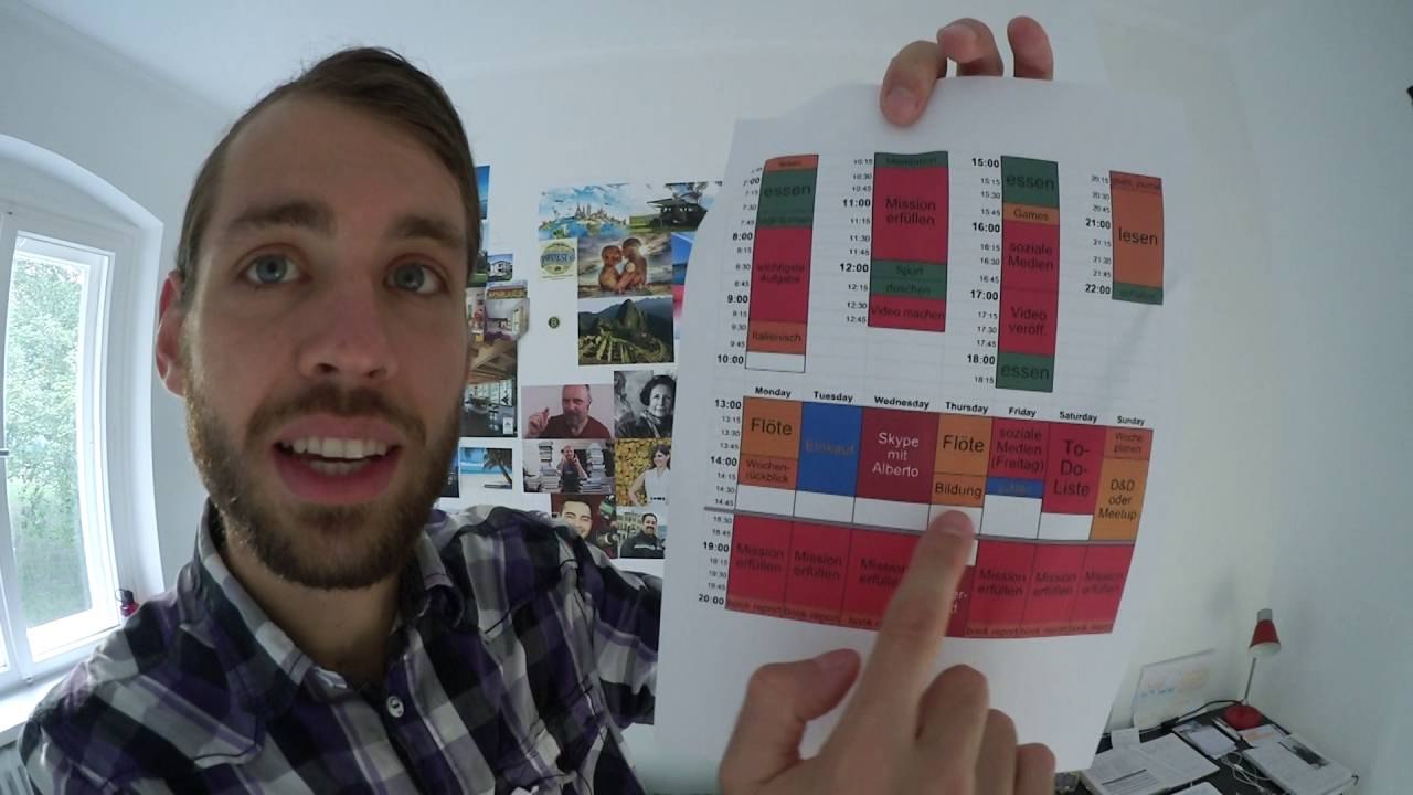 How to be super-effective during the week | mein neuer Zeitplan