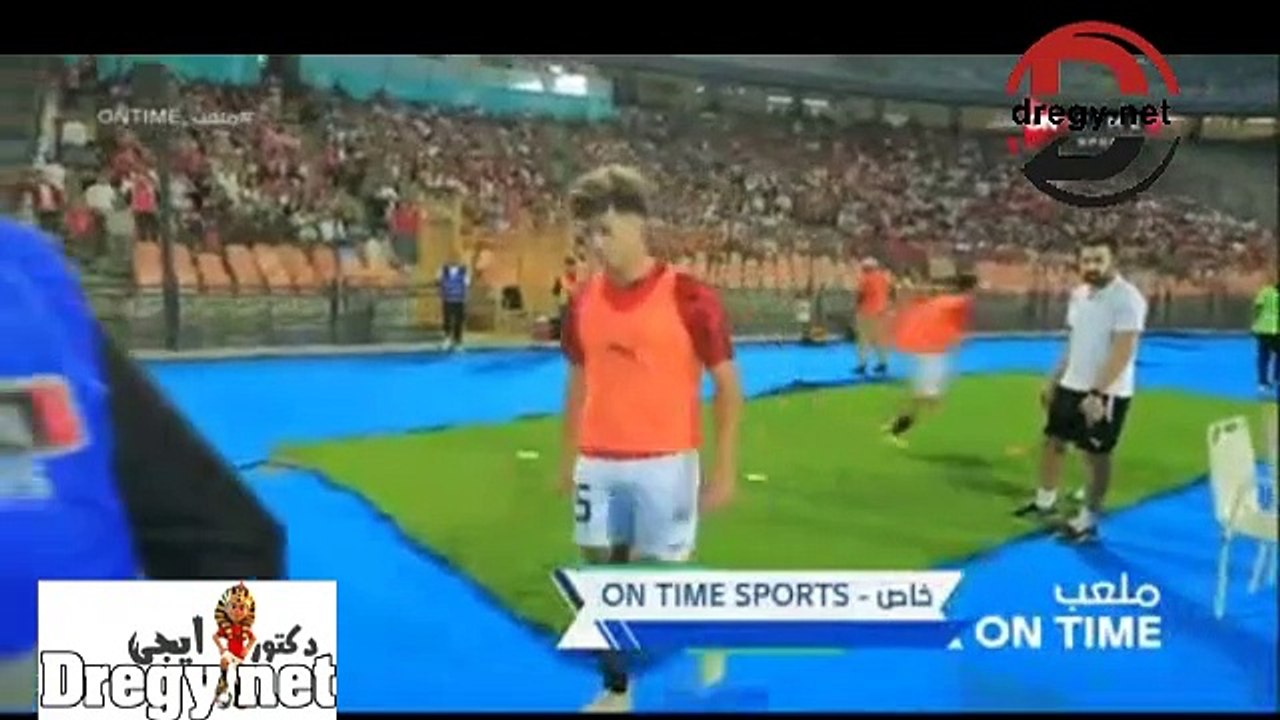 اون سبورت تعرض لقطات لامام عاشور خلال فترات مباراة مصر وجيبوتي وبعد انتهائها