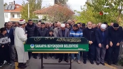 Dehşet verici cinayetin kurbanı olan koca son yolculuğuna uğurlandı