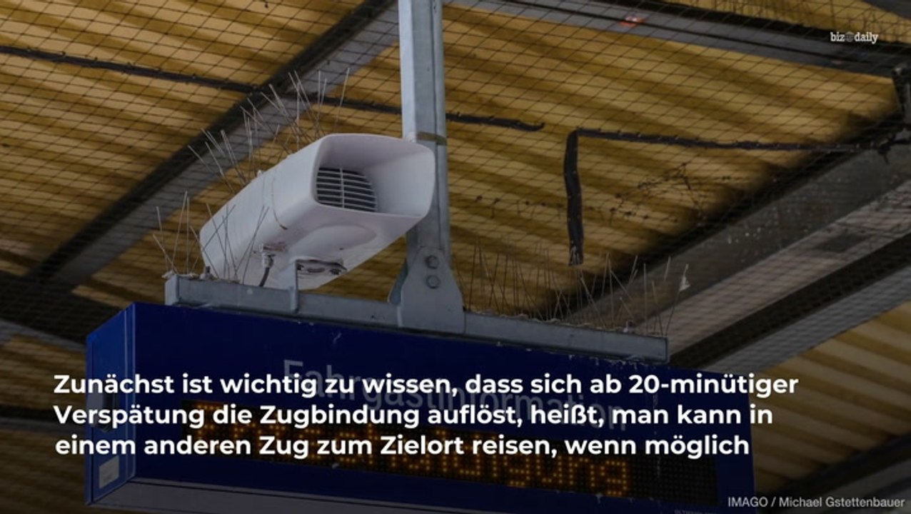 Entschädigung bei der Bahn beantragen: So gehts!