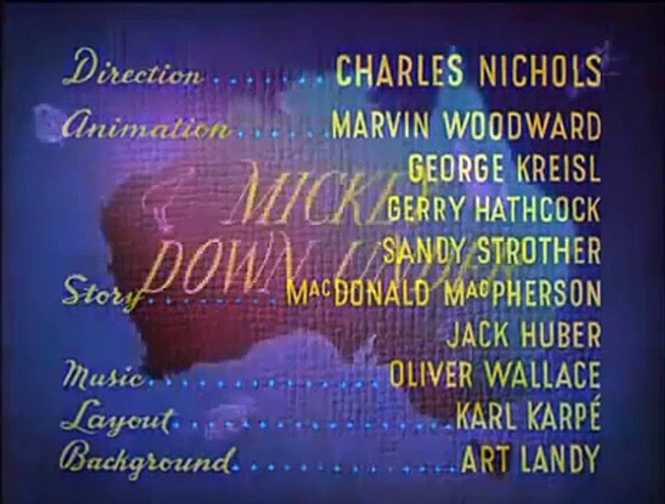 Mickey Mouse-Mickey Down Under
