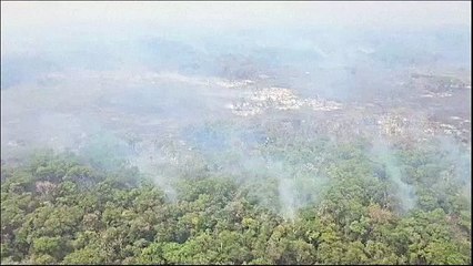 Incêndios se agravam no Pantanal brasileiro