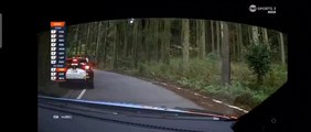 WRC 2023 Japan SS09 Car 0 Stop Neuville Slow Katsuta Almost Hit