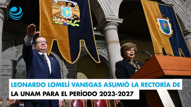 Leonardo Lomelí Vanegas asumió la rectoría de la UNAM para el período 2023-2027