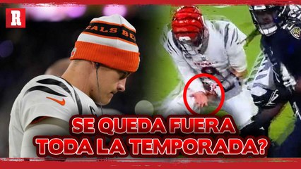 Joe Burrow SE PERDERÁ el resto de la temporada por LESIÓN