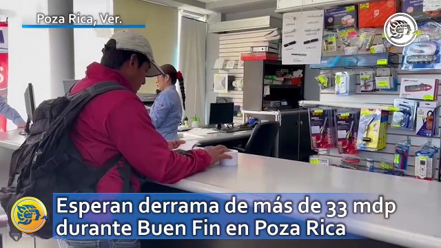 Esperan derrama de más de 33 mdp durante Buen Fin en Poza Rica
