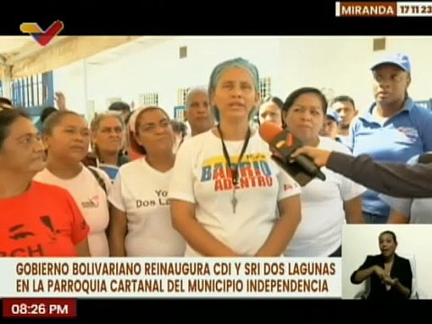 Miranda | Mas de 6 mil habitantes serán beneficiados con la reinauguración del CDI y SRI Dos Lagunas