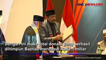 Baznas RI Total Himpun Rp61 M Donasi untuk Rakyat Palestina