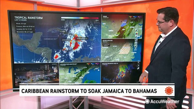 Tropical rainstorm bringing downpours to Jamaica and beyond