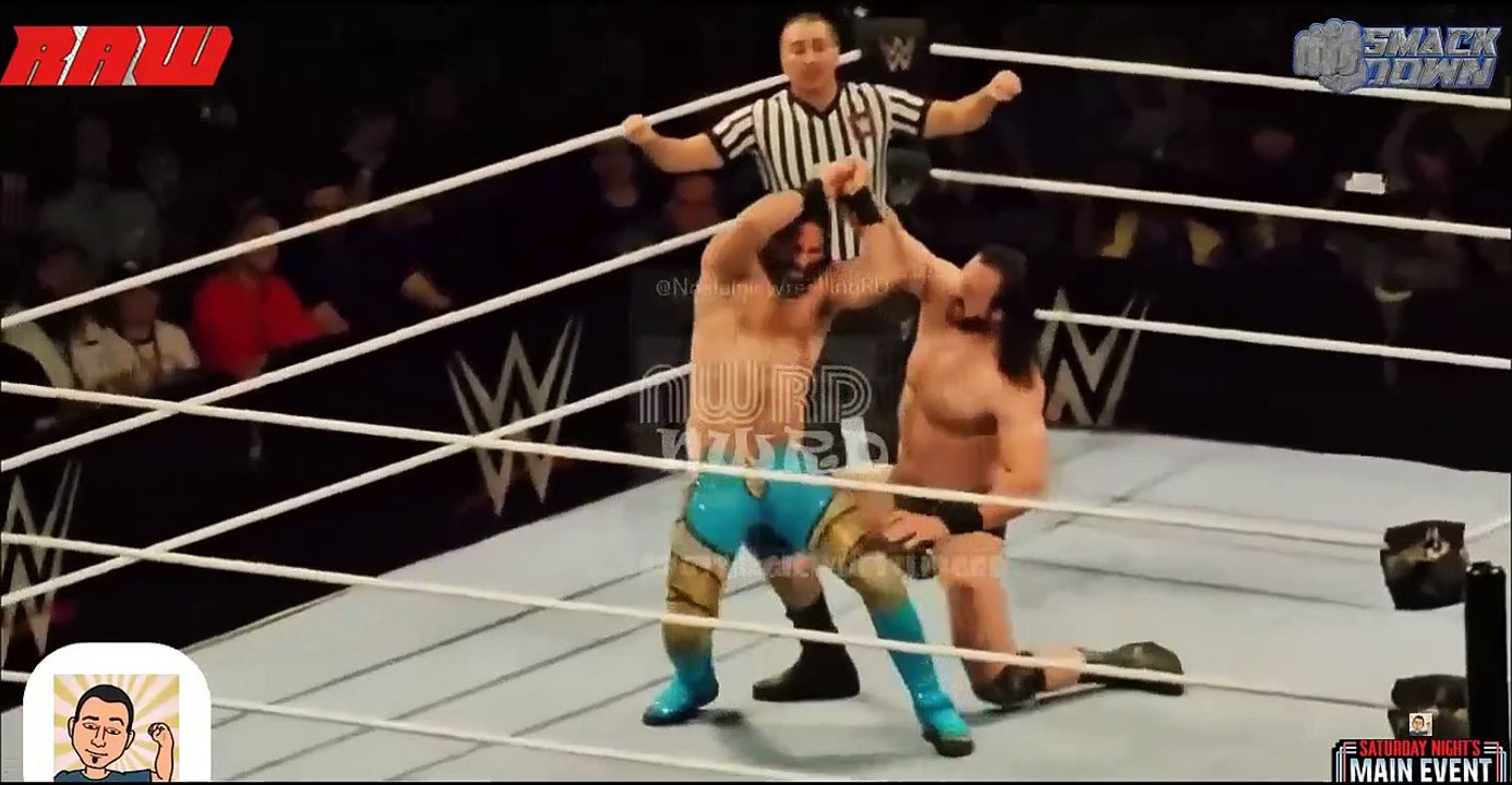 Drew McIntyre vs Seth Rollins WWE Saturday Night Main Event (November