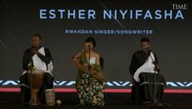 Esther Niyifasha Plays the Inanga at the 2023 TIME100 Africa Impact Awards