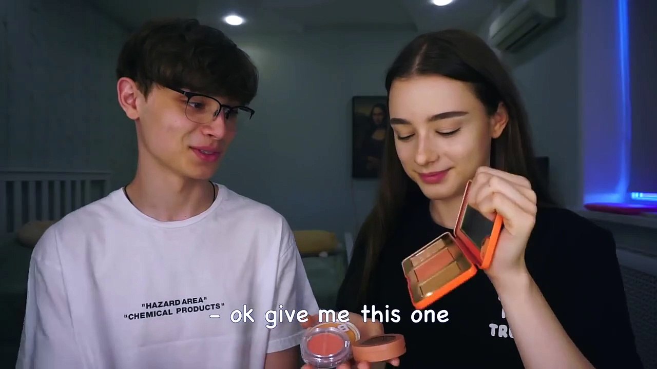 MY BROTHER DOES MY MAKEUP っಠಠっ